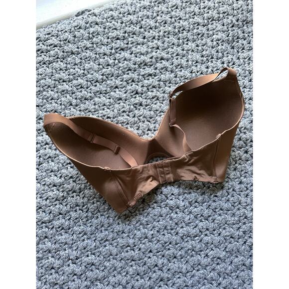 SKIMS Bra Brown Adjustable Straps No Wire Soft Cup Comfort Size 36H - Picture 3 of 5